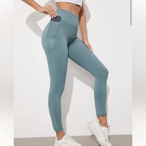 Shien, High Waist Sport Leggings with Phone Pocket